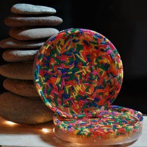 Bakery Themed Sprinkles Coasters